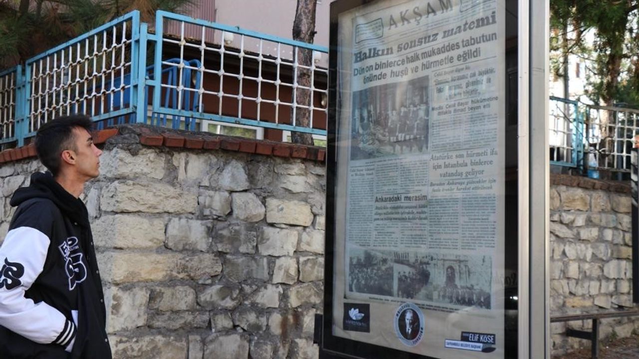 Safranbolu, sokakları 10 Kasım 1938’in gazete manşetleriyle donattı