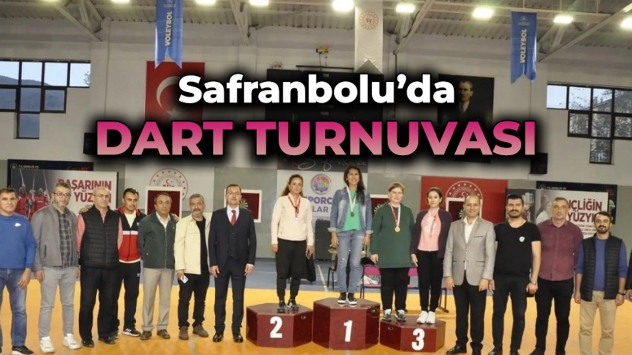 Safranbolu’da Dart Turnuvası Düzenlendi