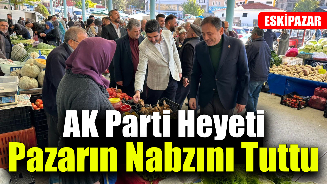 Eskipazar’da vatandaşlar taleplerini Keskinkılıç ve Salt'a iletti