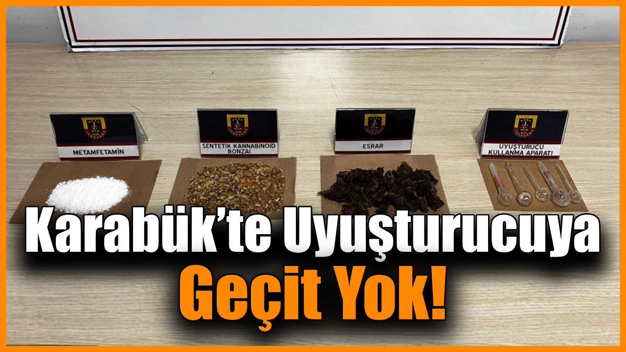 Karabük’te narkotik operasyonu: 5 gözaltı