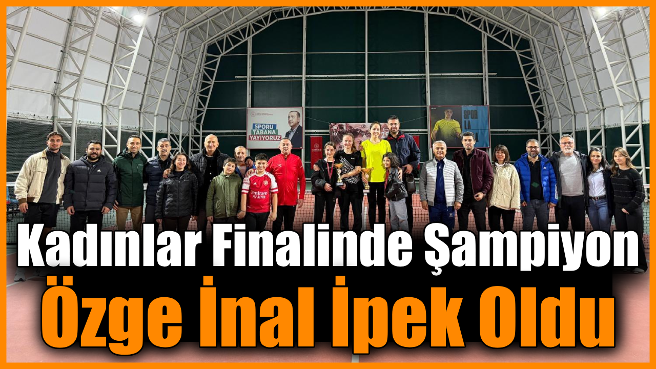 Karabük’te Cumhuriyet coşkusu tenis kortlarında yaşandı