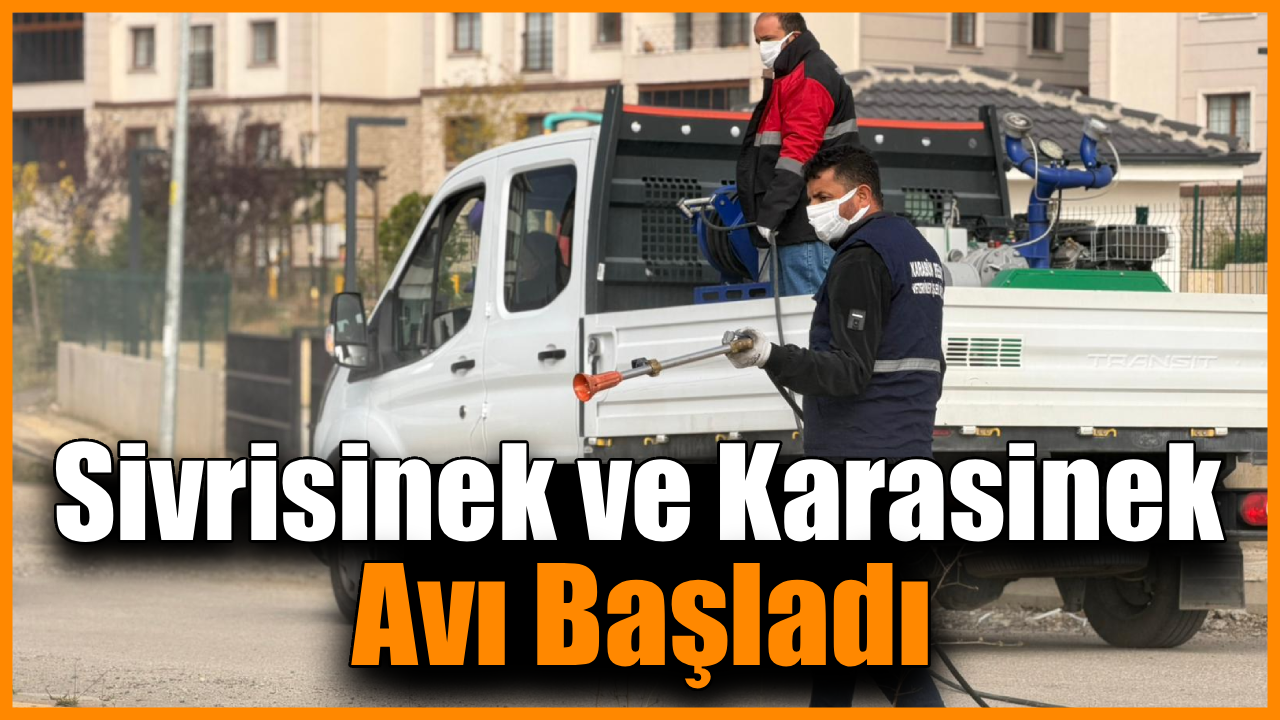 Karabük’te haşerelere karşı aralıksız mücadele sürüyor