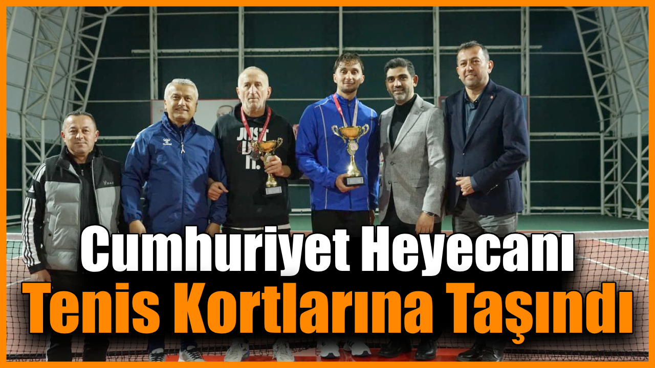 Cumhuriyetin 102. yılı tenisle kutlandı