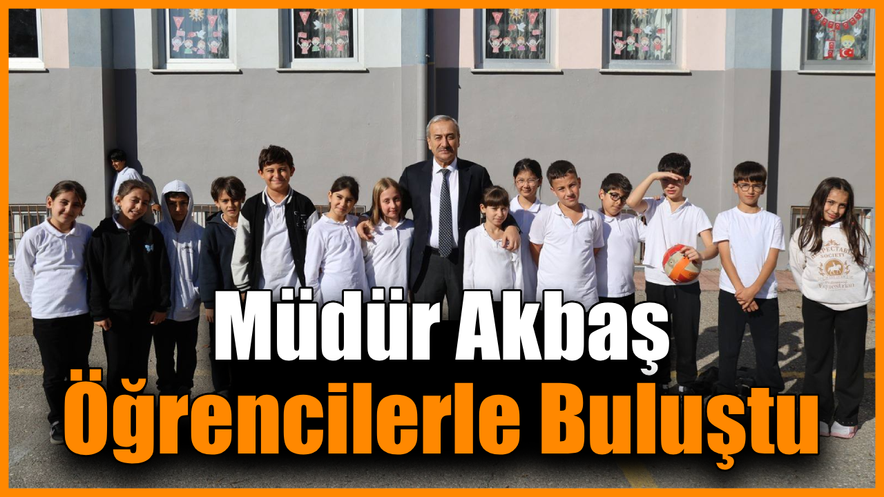 İl Milli Eğitim Müdürü Akbaş eğitim kurumlarını ziyaret etti