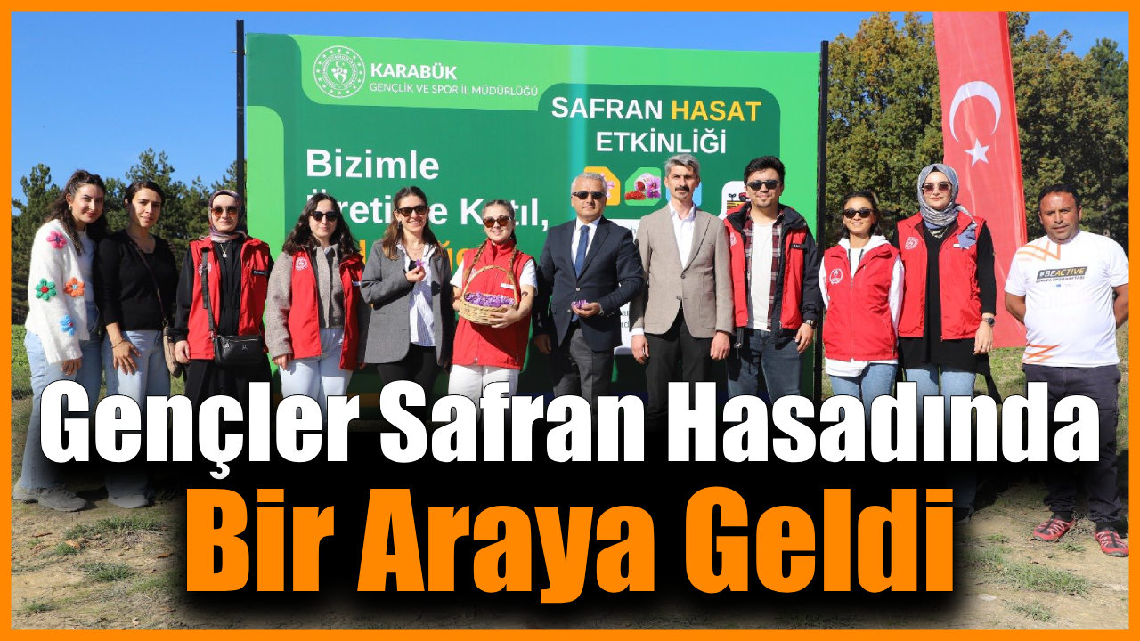 Safranbolu’nun mor tarlalarında genç eller buluştu