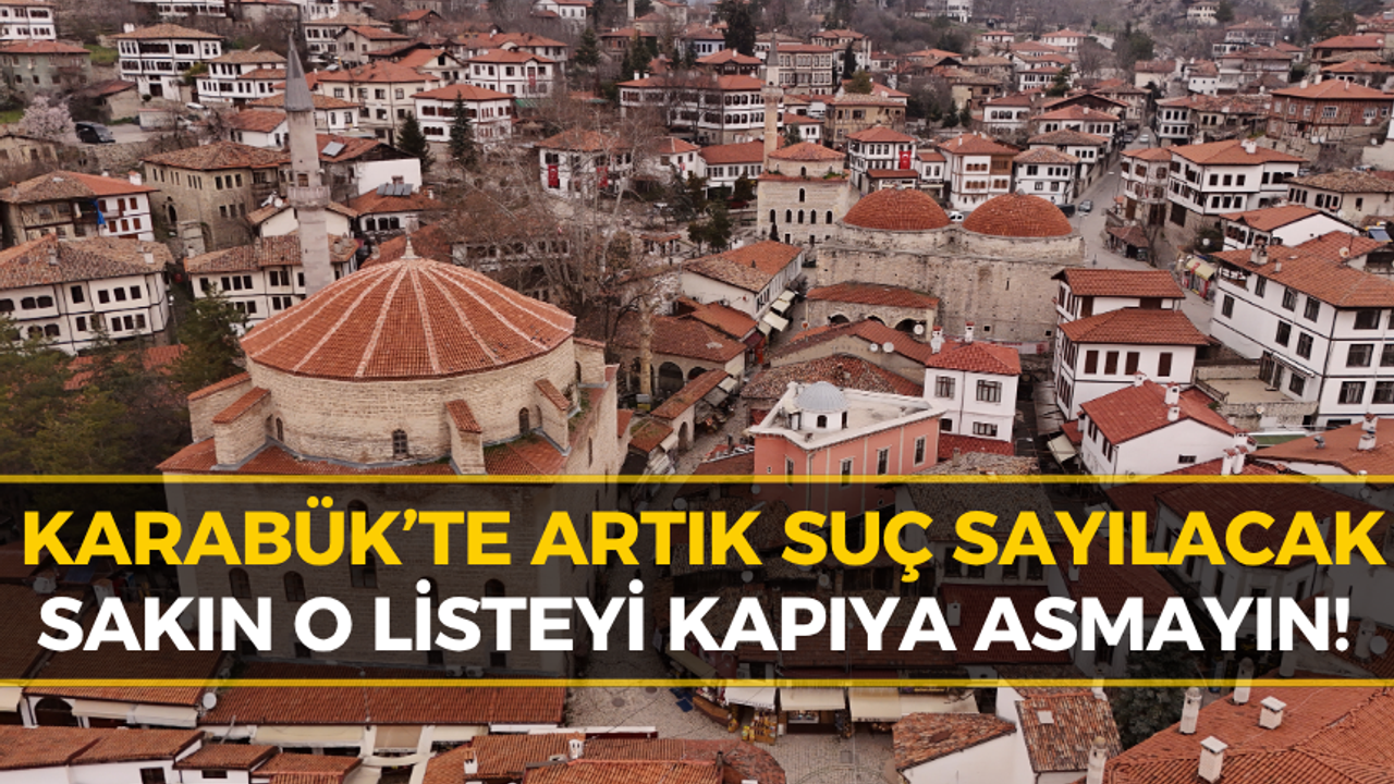 Karabük’teki Site ve Apartmanlarda Büyük Yasak Başladı!