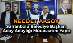 Aksoy Yeniden Safranbolu Belediye Başkanlığına Niyetlendi