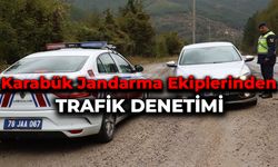 Karabük Jandarma Ekiplerinden Trafik Denetimi