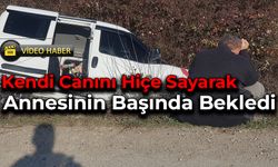 Kendi Canını Düşünmeden Annesinin Başında Bekledi