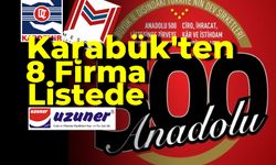 Anadolu 500 Listesinde 8 Karabük Firması