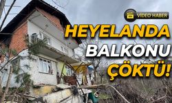 Heyelanda Balkonu Çöken Ev Boşaltıldı
