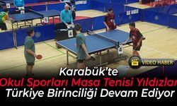 Masa Tenisinde Türkiye Birinciliği İçin Yarışıyorlar