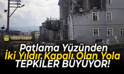 İki Yıldır Kapalı Olan Yola Vatandaşlardan Tepki!