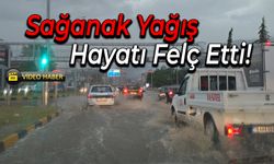 Karabük'te Sağanak Yağış Hayatı Felç Etti!