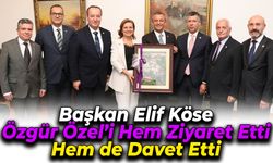 Başkan Elif Köse’den Özgür Özel'e Ziyaret