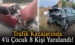 Karabük'te Meydana Gelen Trafik Kazalarında 8 Kişi Yaralandı