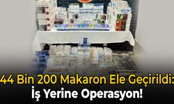 Karabük'te 44 Bin 200 Makaron Ele Geçirildi