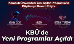 Yapay Zeka, Müzik ve Sağlık Turizmi Programları Açıldı