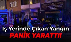 İş Yerindeki Yangın Maddi Hasar Oluşturdu