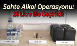 Sahte Alkol Operasyonu: 26 Litre Ele Geçirildi!