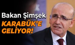 Bakan Mehmet Şimşek Karabük'e Geliyor