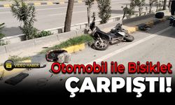 Otomobil ile Elektrikli Bisiklet Çarpıştı: 1 Yaralı!