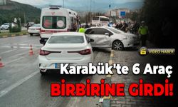 Karabük'te Zincirleme Kaza: 6 Araç Çarpıştı, 4 Yaralı