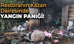 Restoranın Kazan Dairesinde Yangın Paniği!