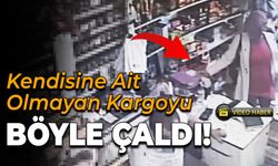 Bakkalda Kargo Hırsızlığı! Güvenlik Kamerasına Yakalandı