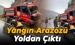 Yangın Arazözü Kaza Yaptı: 3 Orman İşçisi Yaralandı