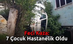 Minibüs Kazası: 7 Çocuk Yaralandı