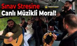 Karabük’te Sınav Stresine Müzikli Moral!