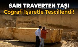 Eskipazar Sarı Traverten Taşı Coğrafi İşaretle Tescillendi!