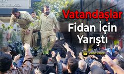 Fidan Dağıtımına Yoğun İlgi: Vatandaşlar Fidan İçin Yarıştı