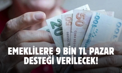 Başvuran emeklilere 9 bin TL pazar desteği verilecek!