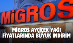 Sadece 129 TL'ye Ayçiçek yağı satılıyor! Migros marketlerde çılgın indirim haftası başladı