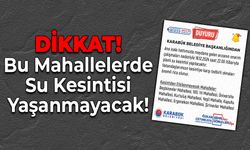 Karabük'te Planlı Su Kesintisi Yapılacak