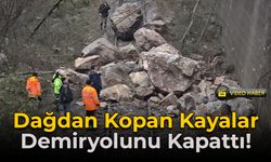 Karabük-Zonguldak Tren Seferinde Heyelan!