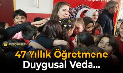 Karabük’te 47 Yıllık Öğretmene Duygusal Veda