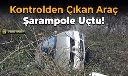 Kontrolden Çıkan Araç Şarampole Uçtu: 1 Yaralı