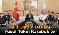 Milli Eğitim Bakanı Yusuf Tekin Karabük’te Temaslarda Bulundu