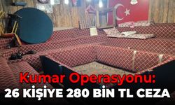 Karabük’te Kumar Operasyonu: 26 Kişiye 280 Bin TL Ceza