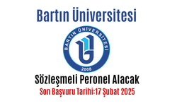 Bartın Üniversitesi Sözleşmeli  Personel Alacak