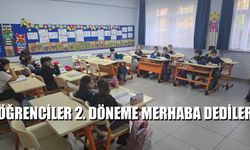 Öğrenciler 2. Dönemin İlk Zil Sesini Duydular