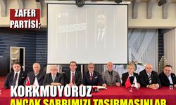 Ali Şehirlioğlu ''Sabrımızı Taşırmayın"