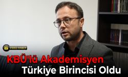 KBÜ’lü Akademisyen Selçuk Atay Türkiye Birincisi Oldu