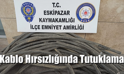 Karabük'te Kablo Hırsızları Tutuklandı