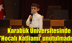 Karabük Üniversitesi'nde 'Hocalı Katliamı' Unutulmadı