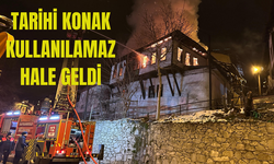 Safranbolu'da 150 Yıllık Tarihi Konak Yandı!