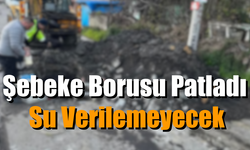 İçme Suyu Hattında Patlama Meydana Geldi